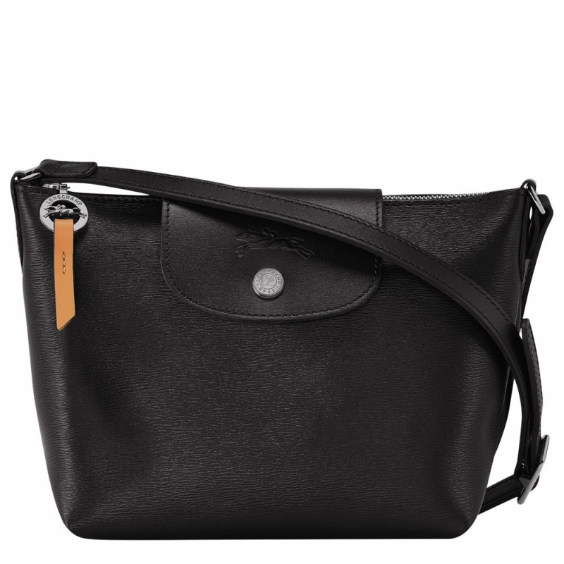 Black Longchamp Le Pliage City XS Women's Crossbody Bags